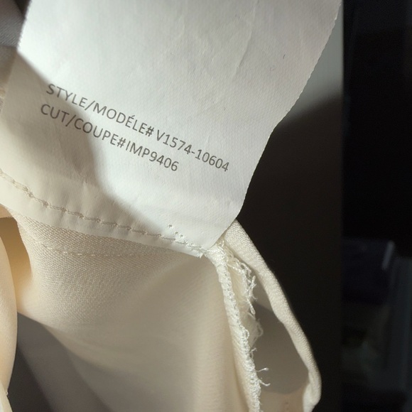 Vince Silk Long-Sleeve Optic White Blouse - Picture 4 of 7